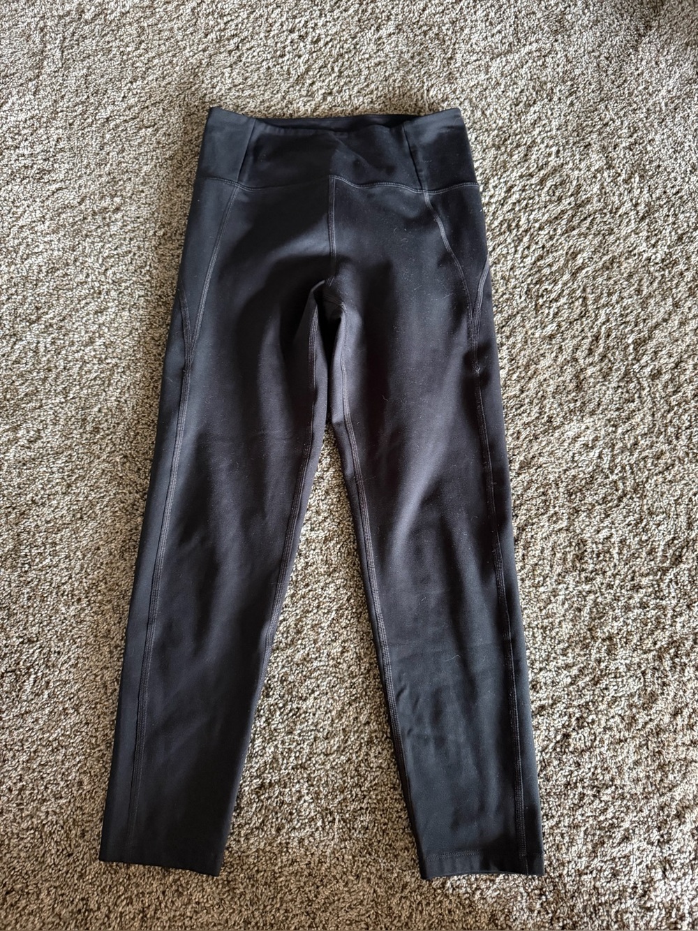Girlfriend collection- Women's Black High-Rise Stretch leggings